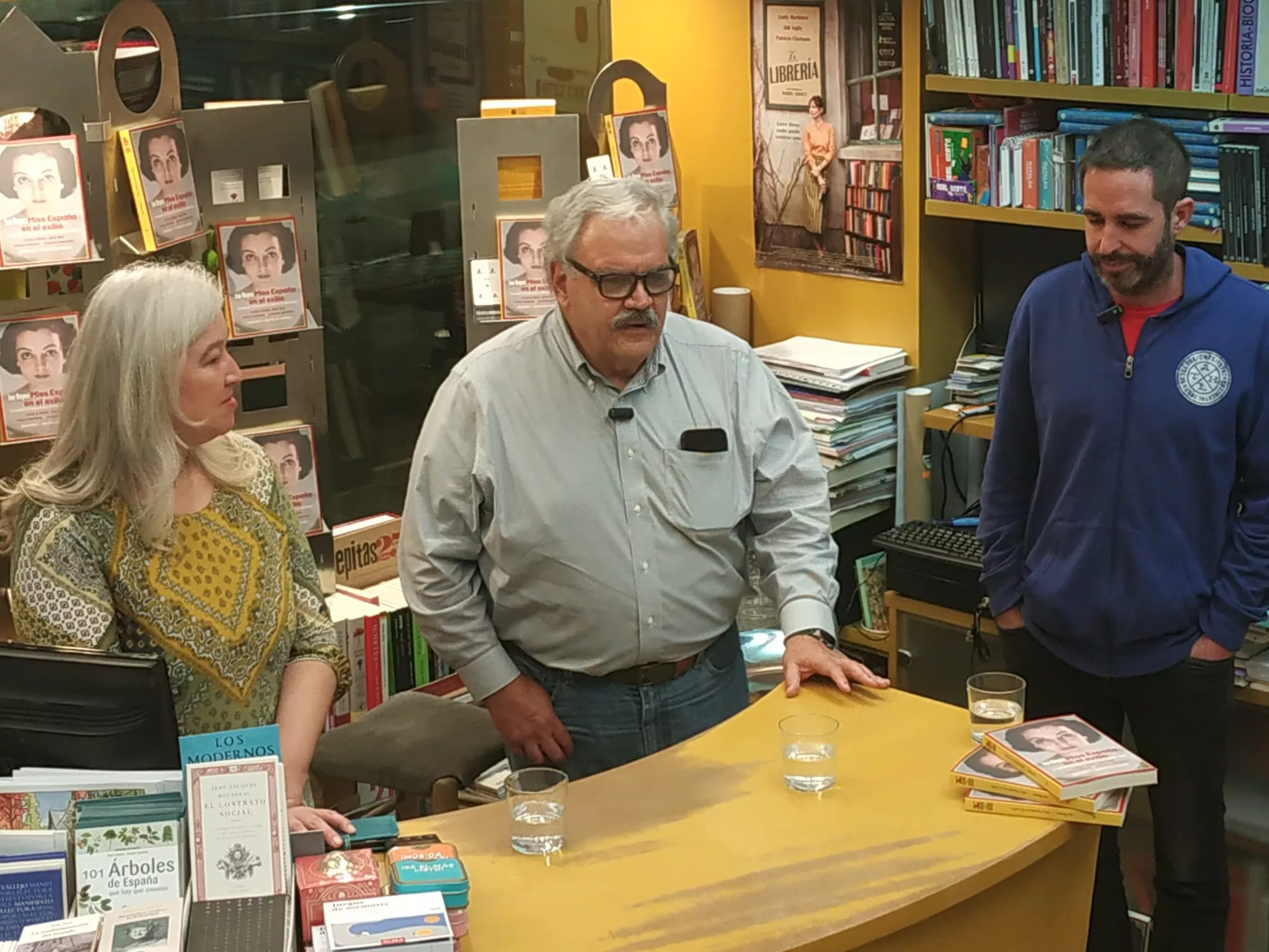 Presentación de Isa Reyes, Miss España en el exilio. Fotos MAB