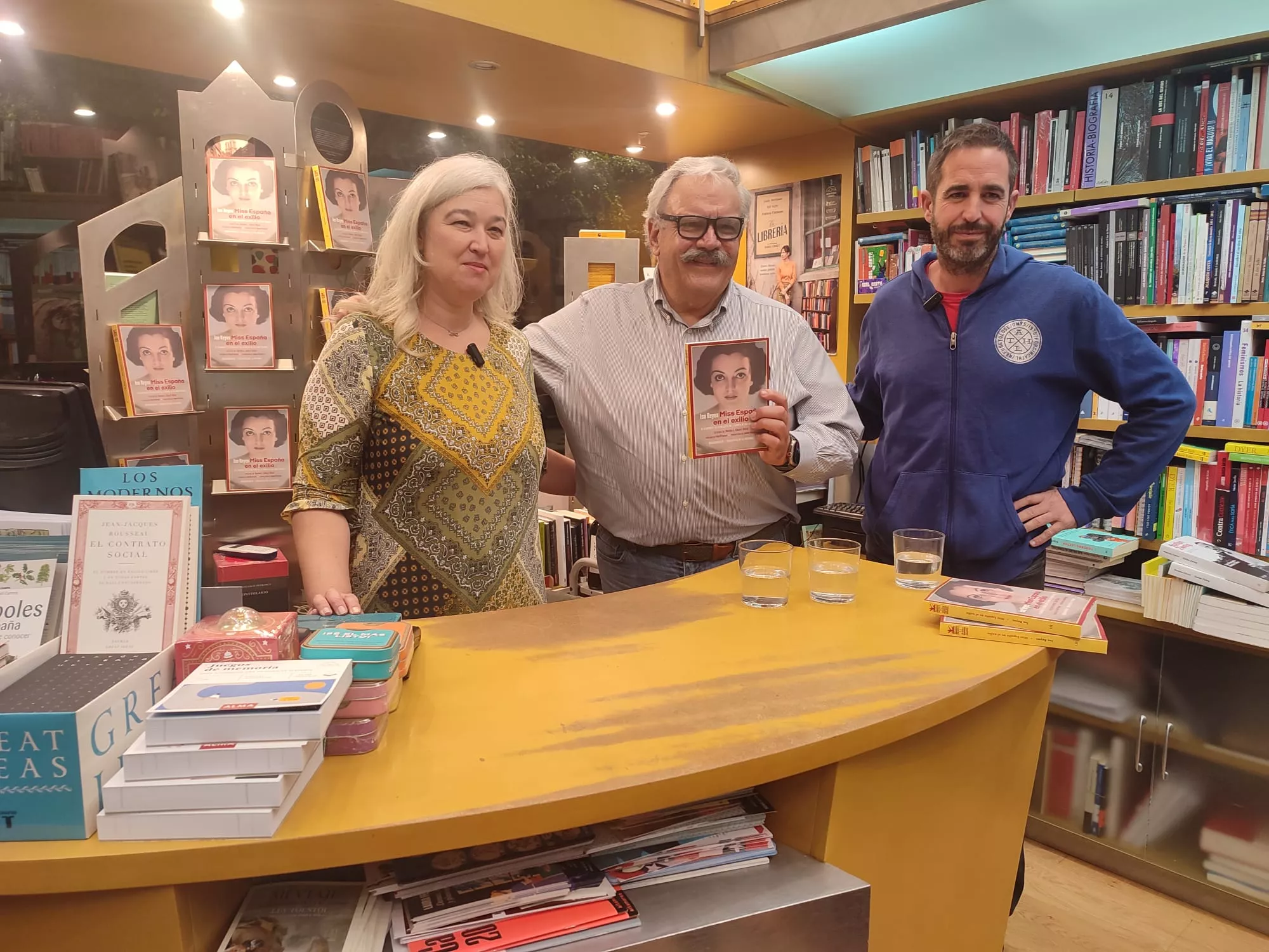 Presentación de Isa Reyes, Miss España en el exilio. Fotos MAB