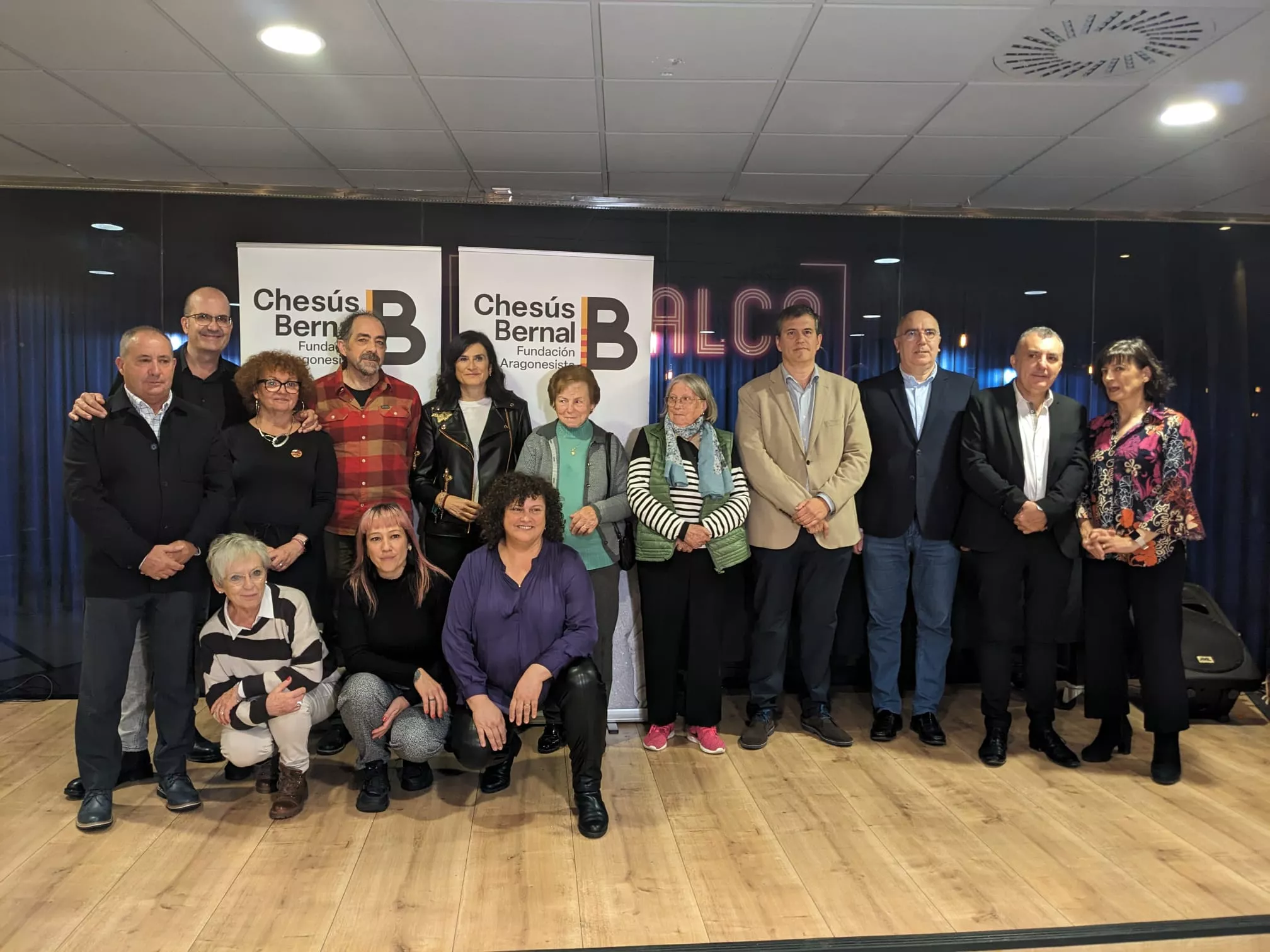 Premiados de la Fundación Chesús Bernal, con Manuel Vilas como Premio Aragón