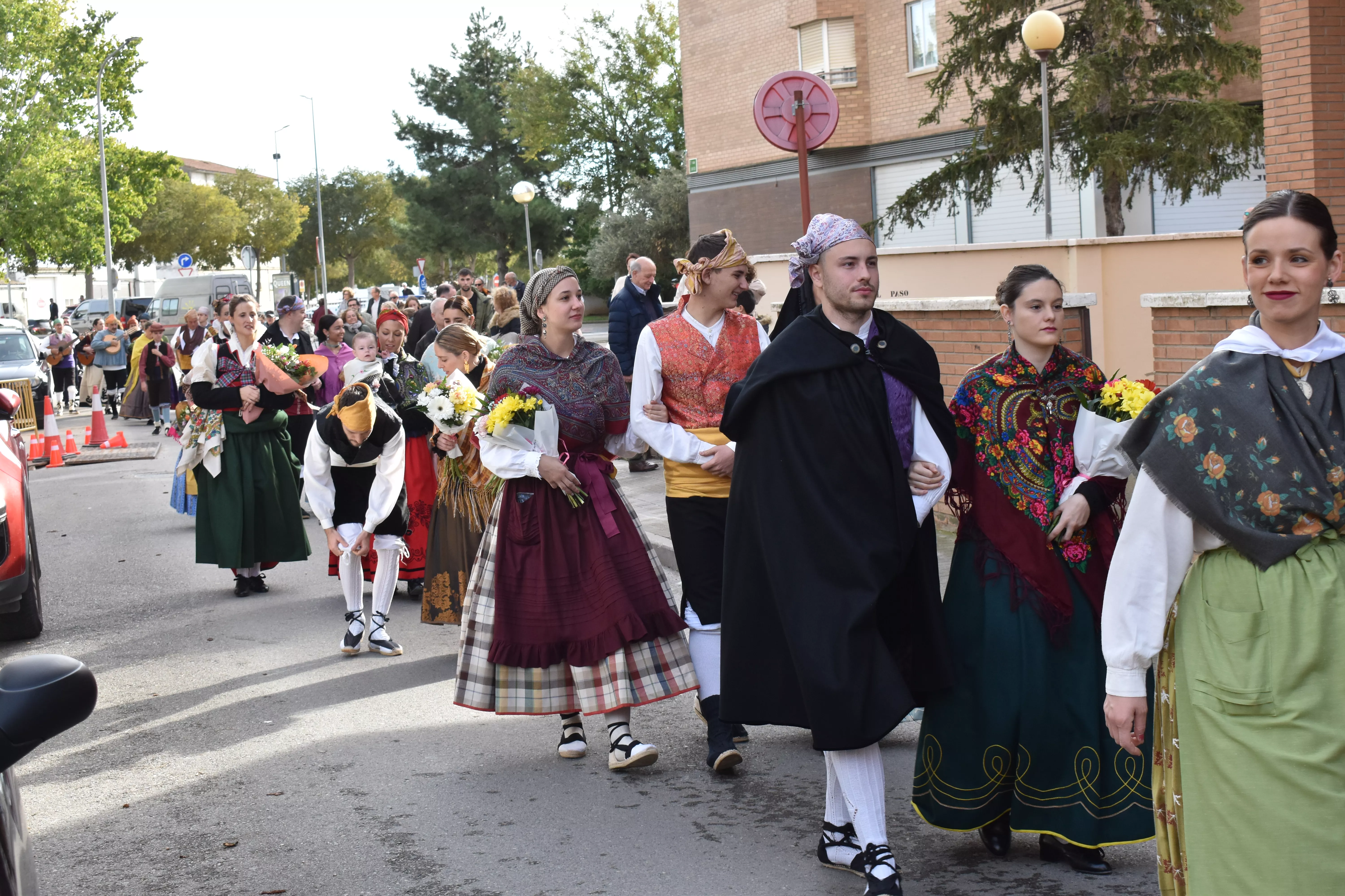 Solemne ofrenda de flores y frutos a San Martín