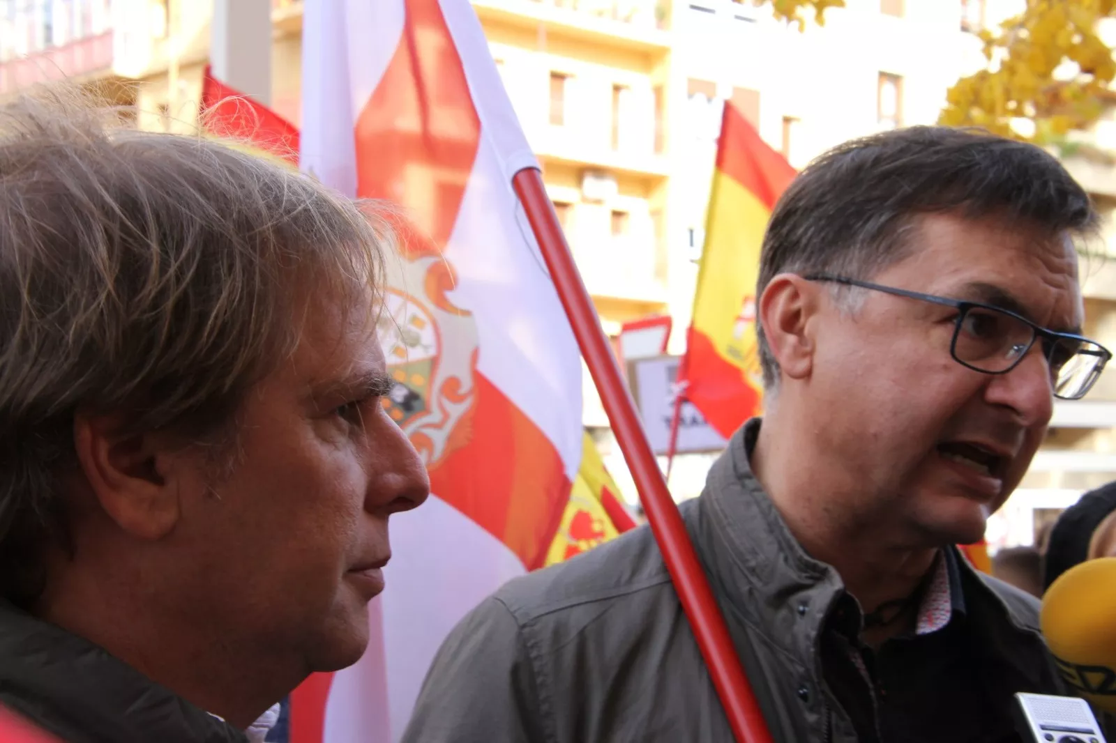 Concentración contra el acuerdo entre PSOE y Junts