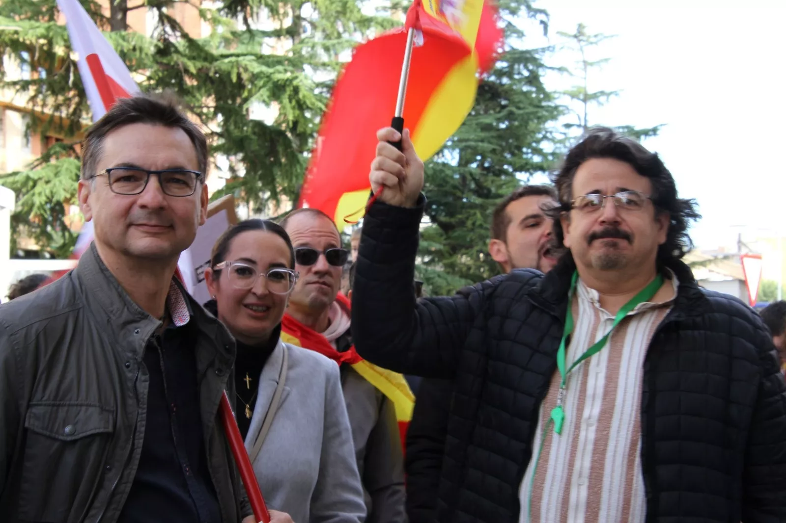 Concentración contra el acuerdo entre PSOE y Junts