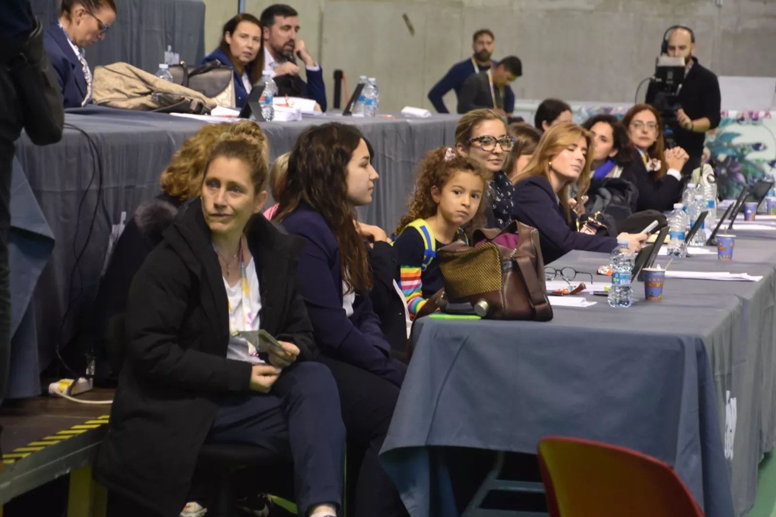 Homenaje a Inés Bergua de la Federación Aragonesa de Gimnasia. Foto Noemí L. Labara