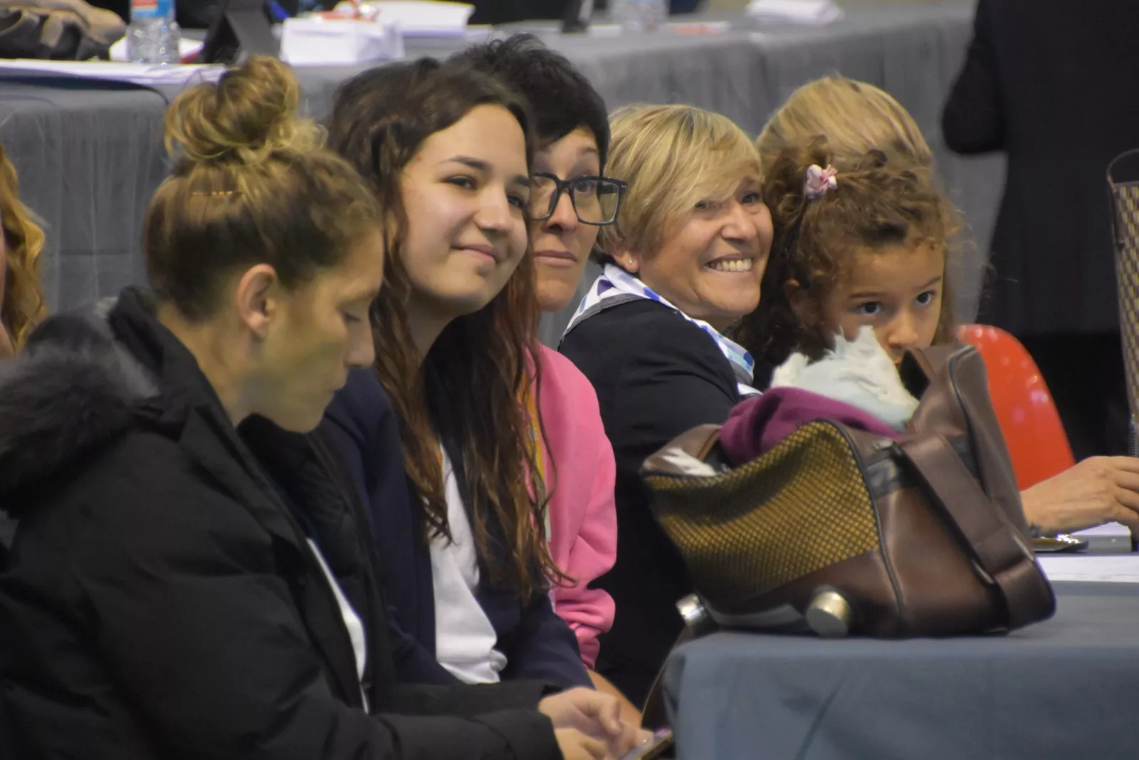 Homenaje a Inés Bergua de la Federación Aragonesa de Gimnasia. Foto Noemí L. Labara