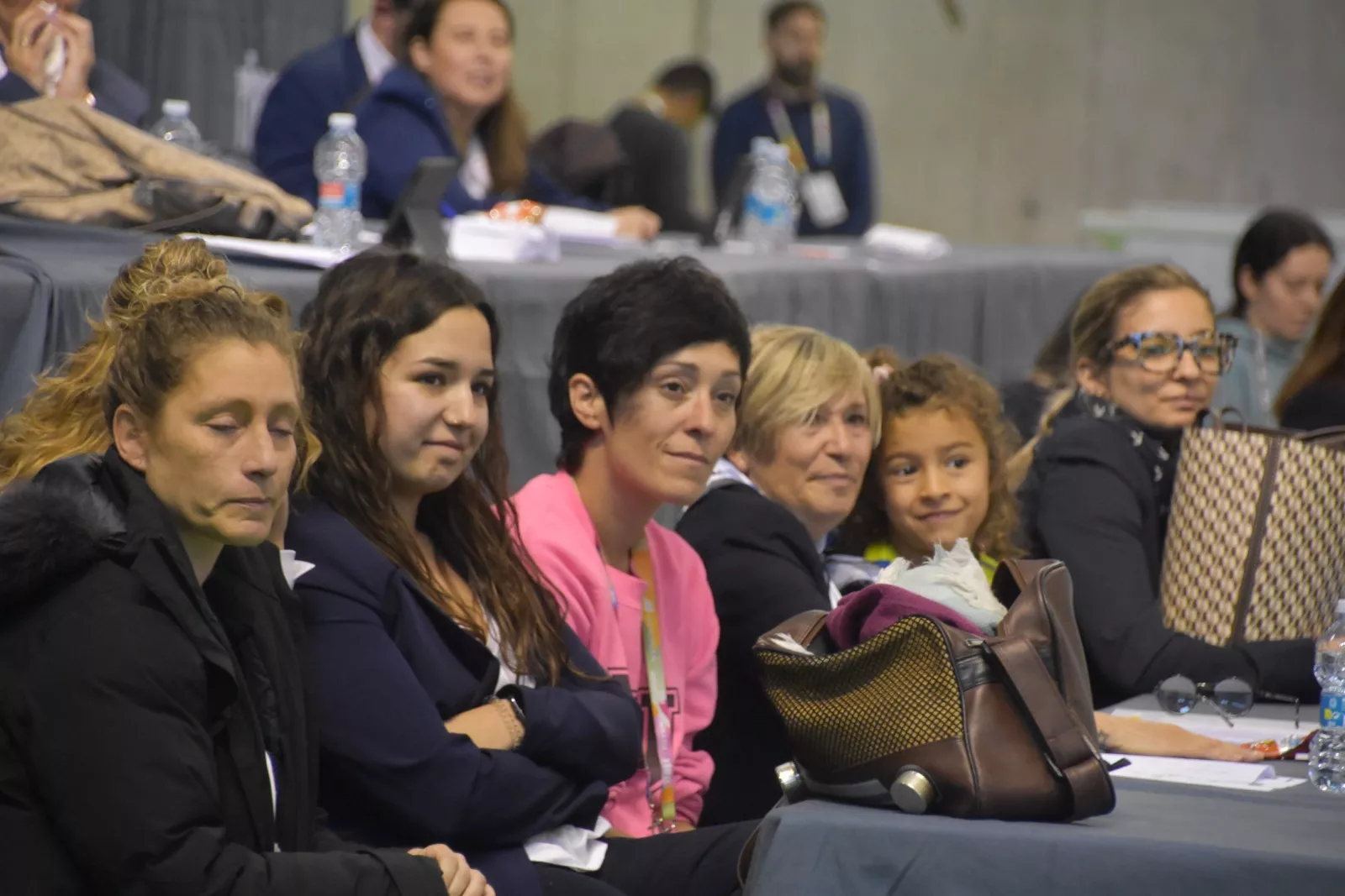Homenaje a Inés Bergua de la Federación Aragonesa de Gimnasia. Foto Noemí L. Labara
