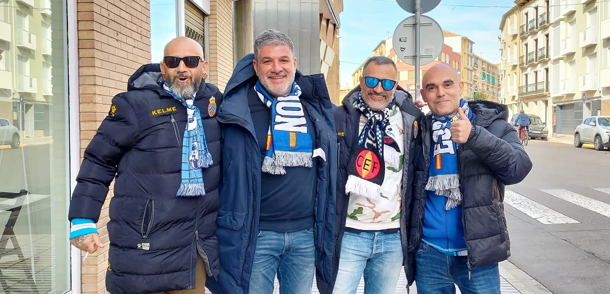 El Huesca-Espanyol, una gran fiesta