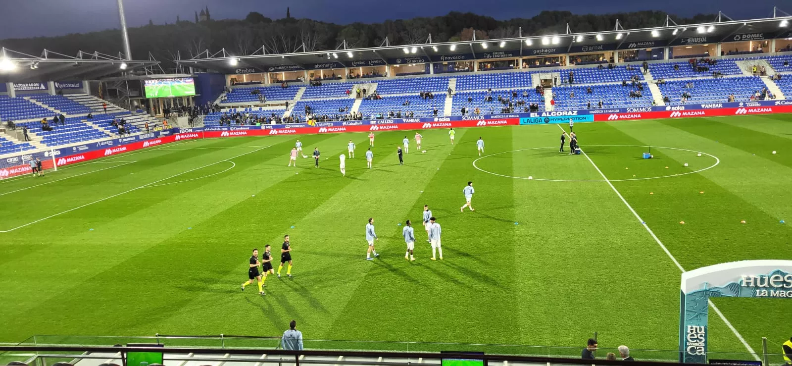 El Huesca-Espanyol, una gran fiesta