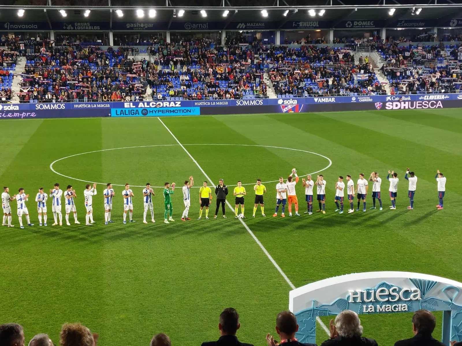 El Huesca-Espanyol, una gran fiesta