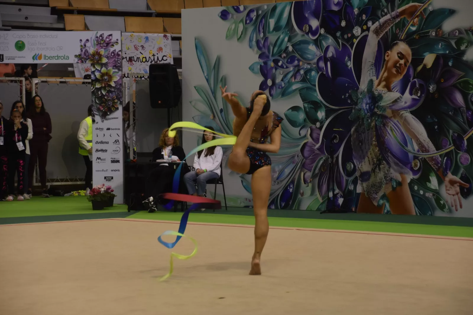 Actuación de la final de la Liga Iberdrola. Foto Noemí Labara