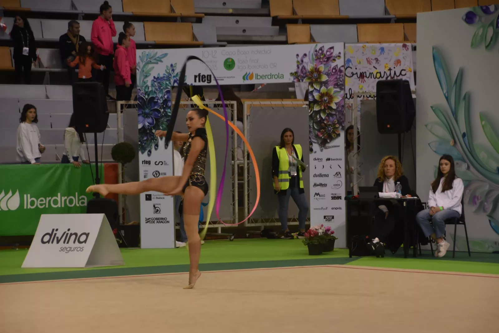 Actuación de la final de la Liga Iberdrola. Foto Noemí Labara