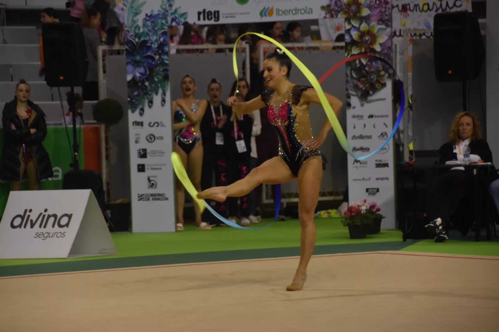 Actuación de la final de la Liga Iberdrola. Foto Noemí Labara