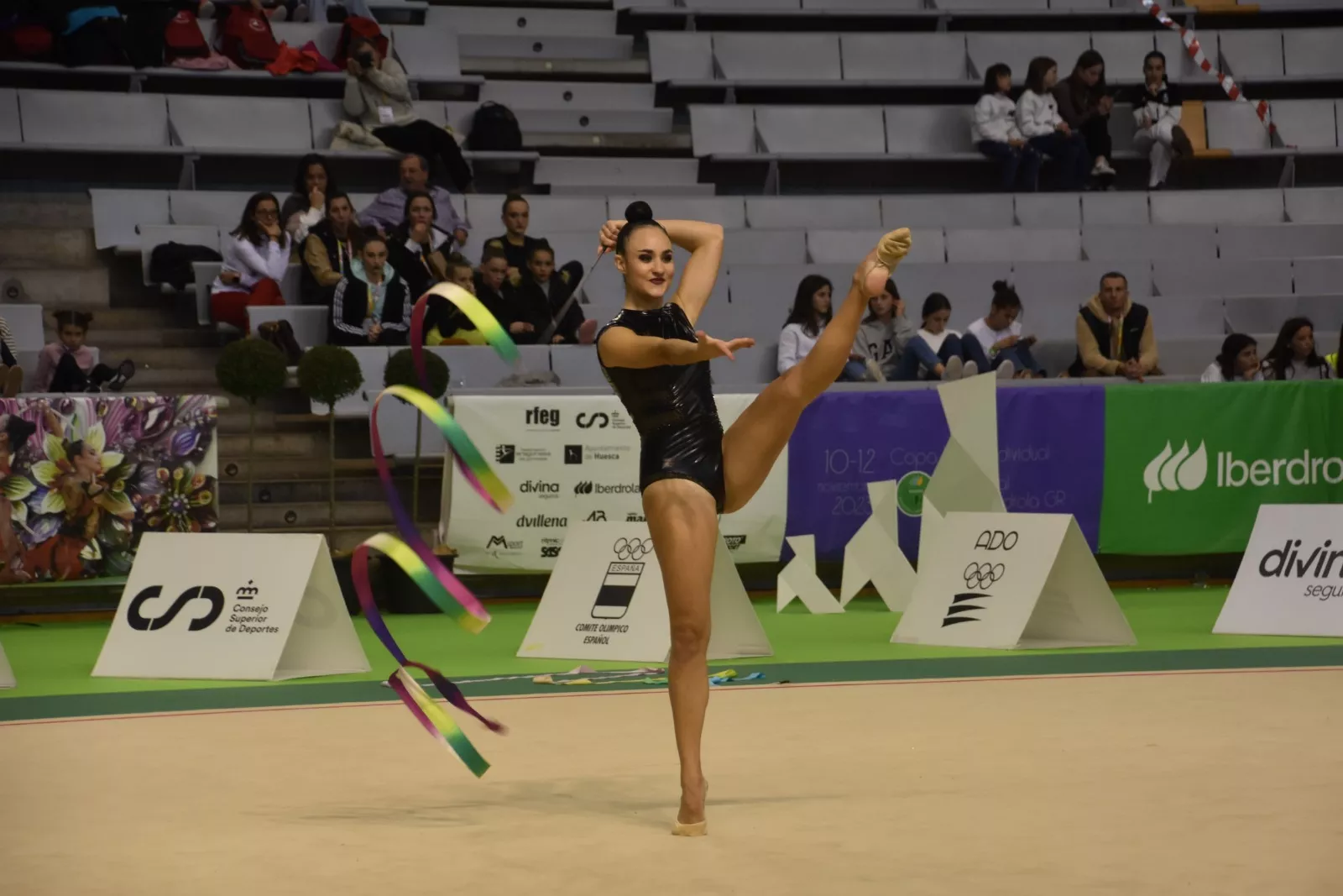 Actuación de la final de la Liga Iberdrola. Foto Noemí Labara