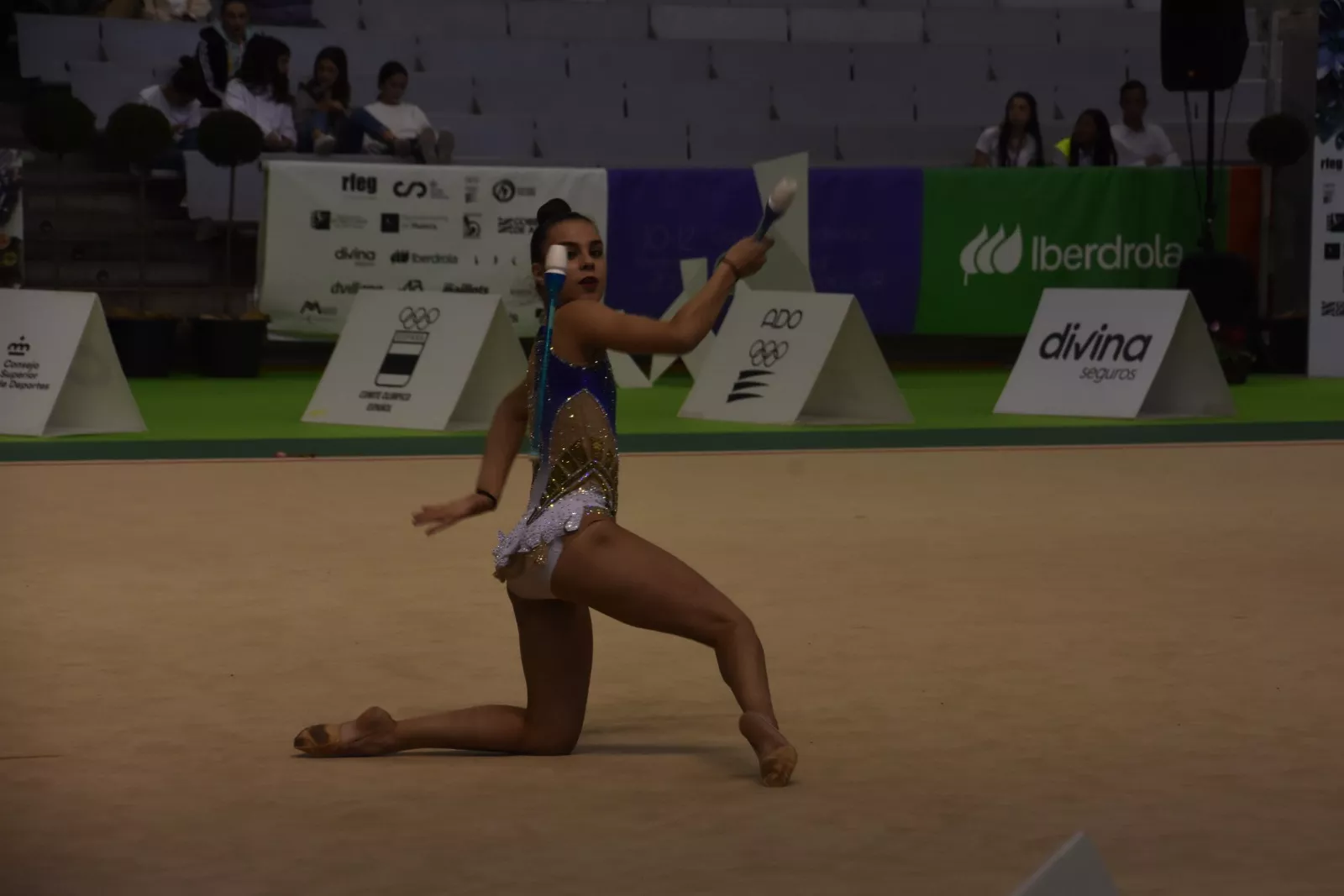 Actuación de la final de la Liga Iberdrola. Foto Noemí Labara