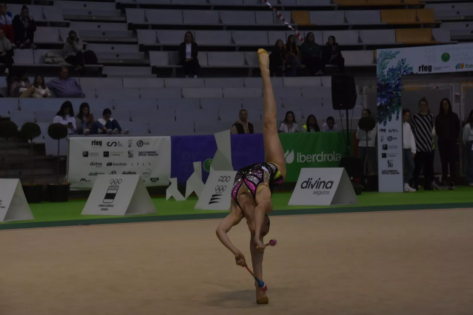 Actuación de la final de la Liga Iberdrola. Foto Noemí Labara