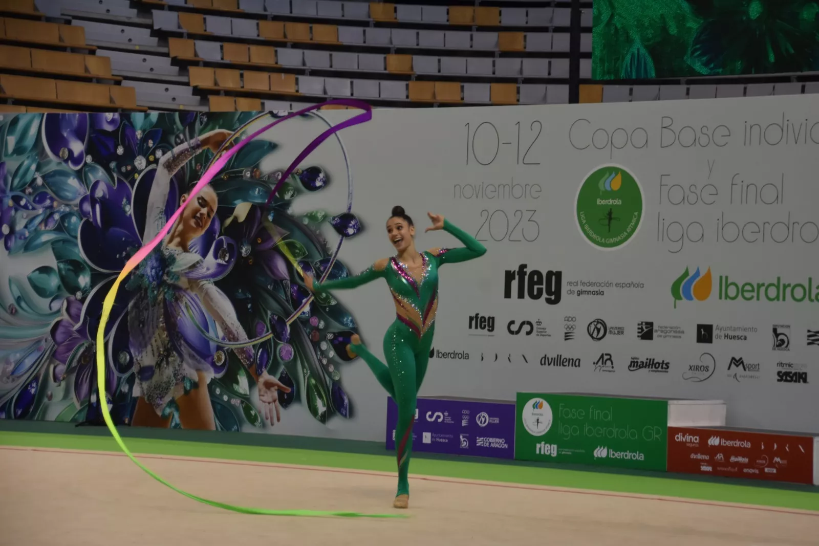 Actuación de la final de la Liga Iberdrola. Foto Noemí Labara