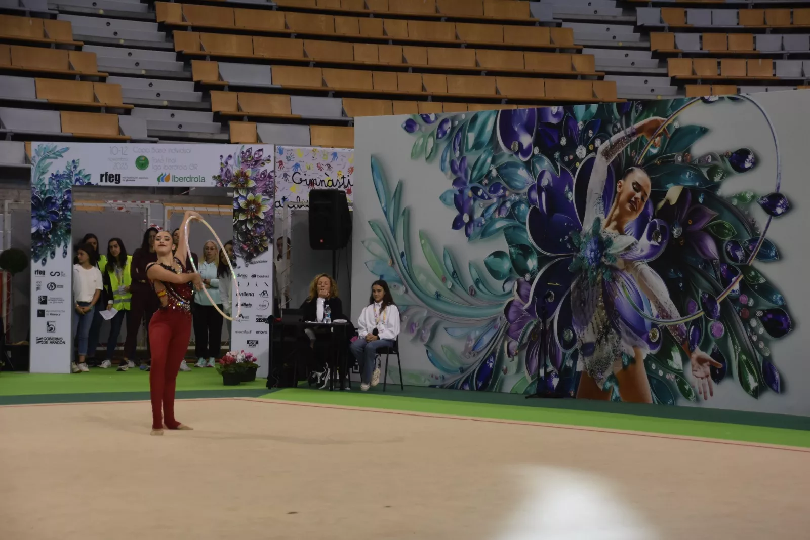 Actuación de la final de la Liga Iberdrola. Foto Noemí Labara