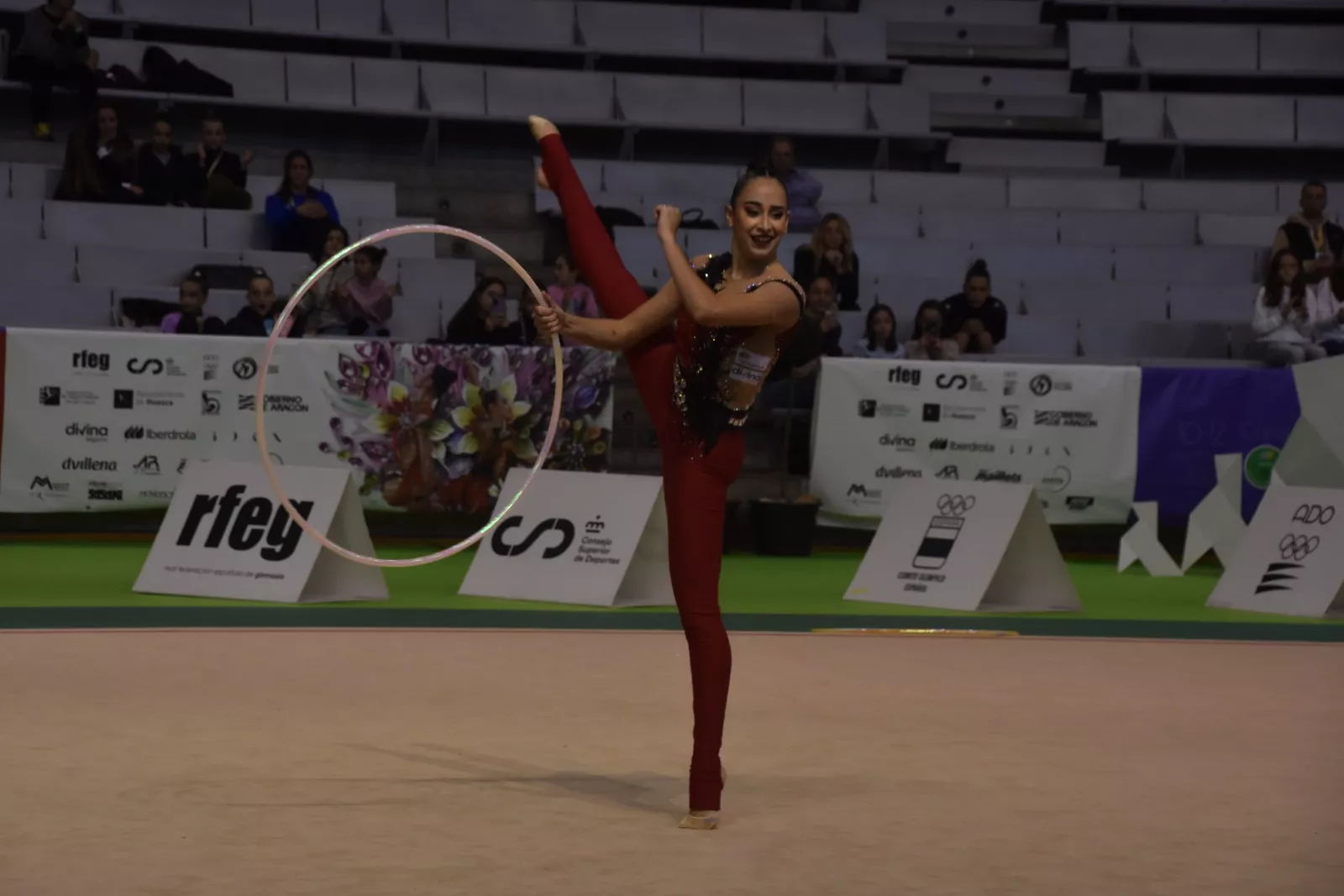 Actuación de la final de la Liga Iberdrola. Foto Noemí Labara