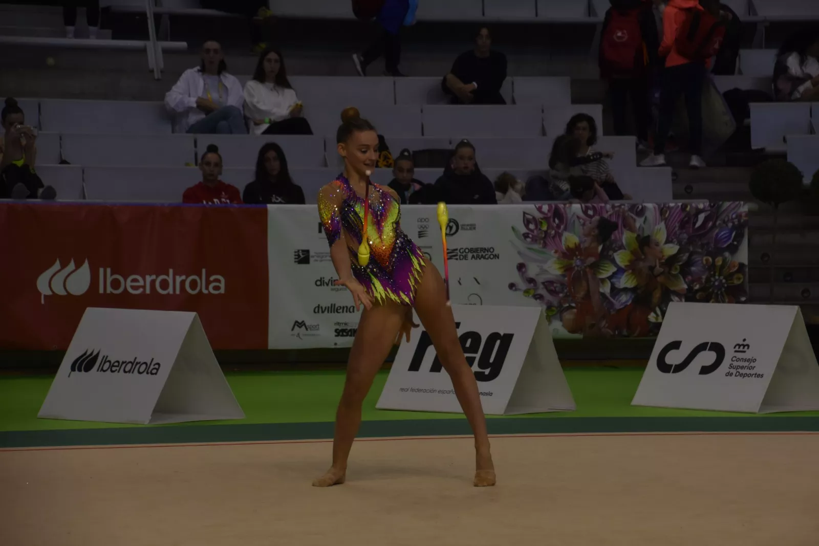 Actuación de la final de la Liga Iberdrola. Foto Noemí Labara