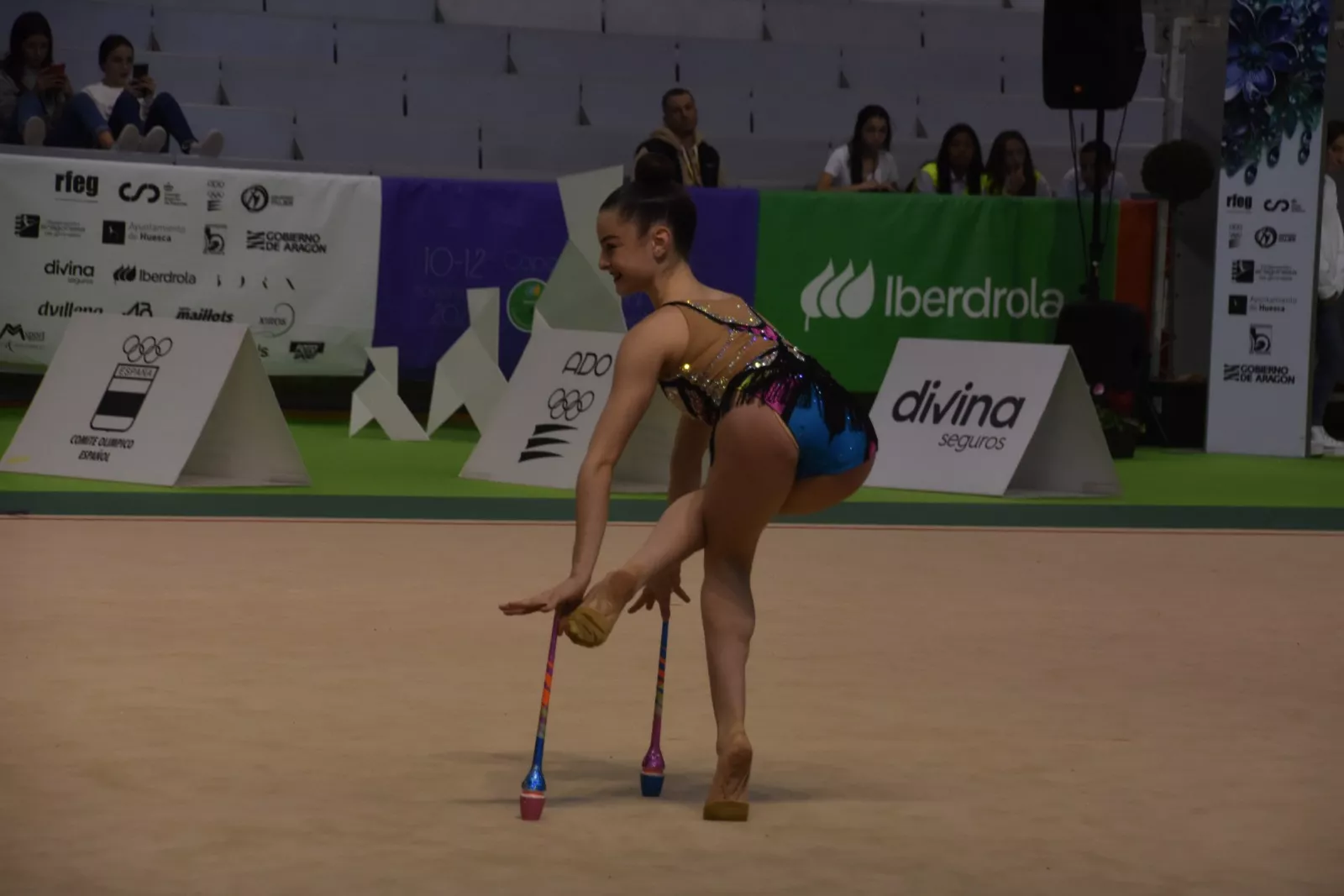 Actuación de la final de la Liga Iberdrola. Foto Noemí Labara