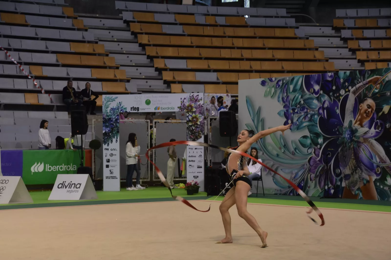 Actuación de la final de la Liga Iberdrola. Foto Noemí Labara