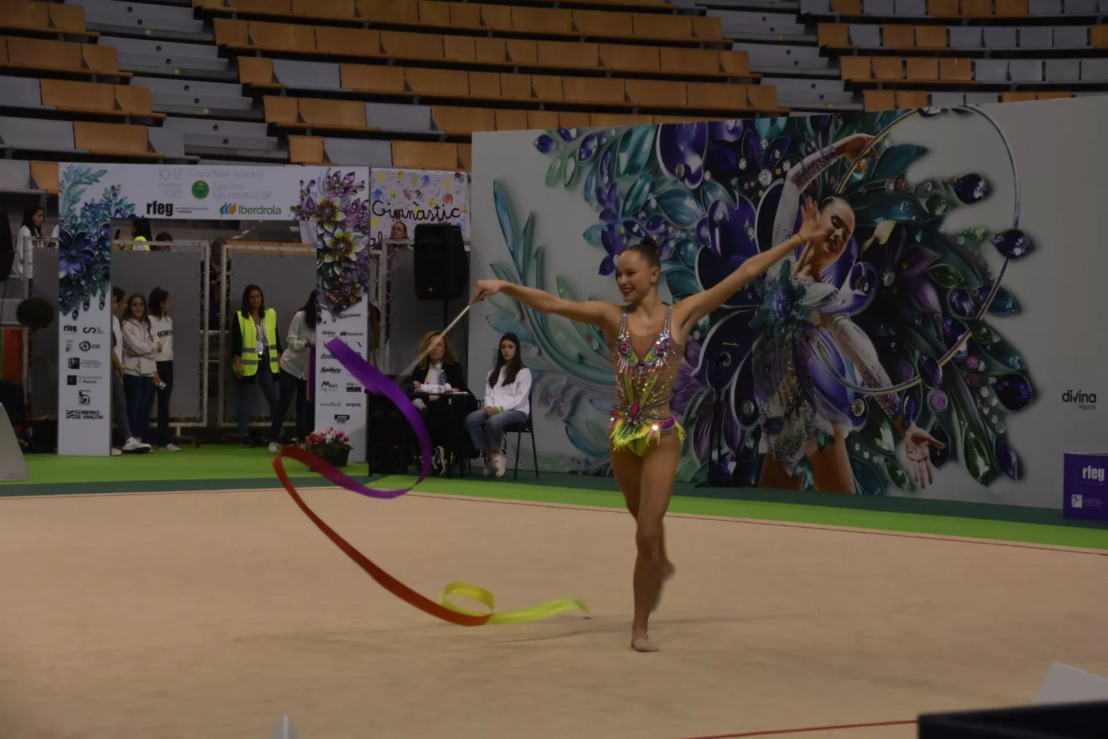 Actuación de la final de la Liga Iberdrola. Foto Noemí Labara