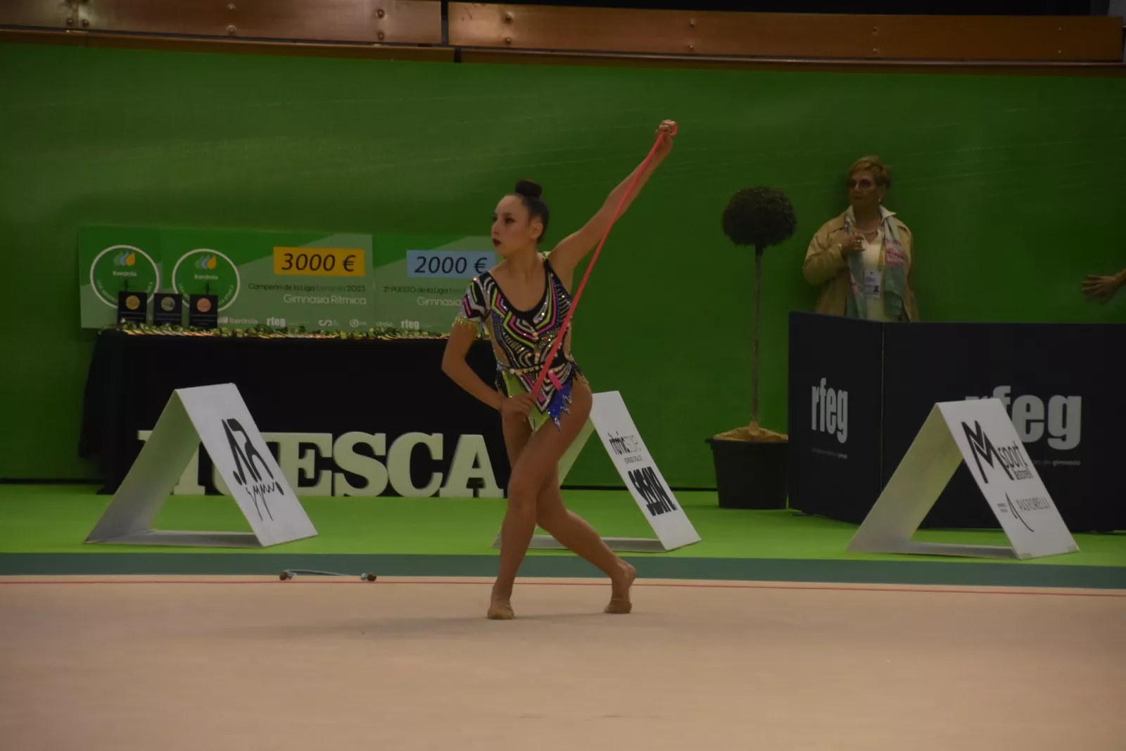 Actuación de la final de la Liga Iberdrola. Foto Noemí Labara