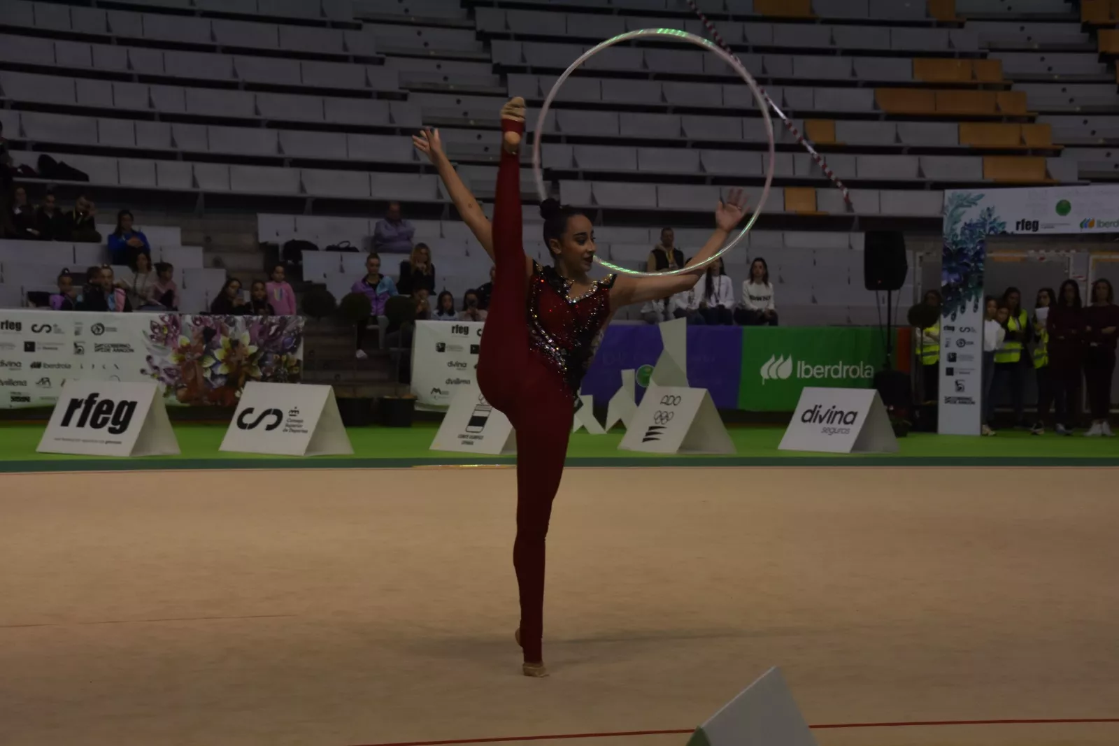 Actuación de la final de la Liga Iberdrola. Foto Noemí Labara