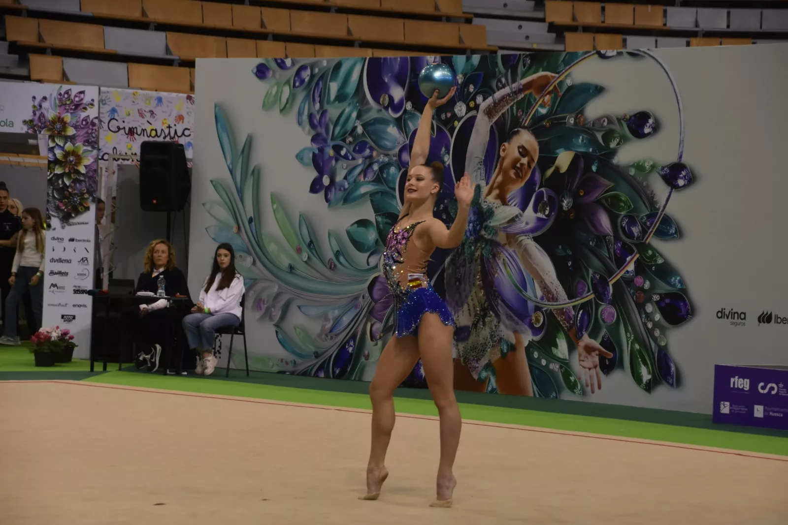 Actuación de la final de la Liga Iberdrola. Foto Noemí Labara