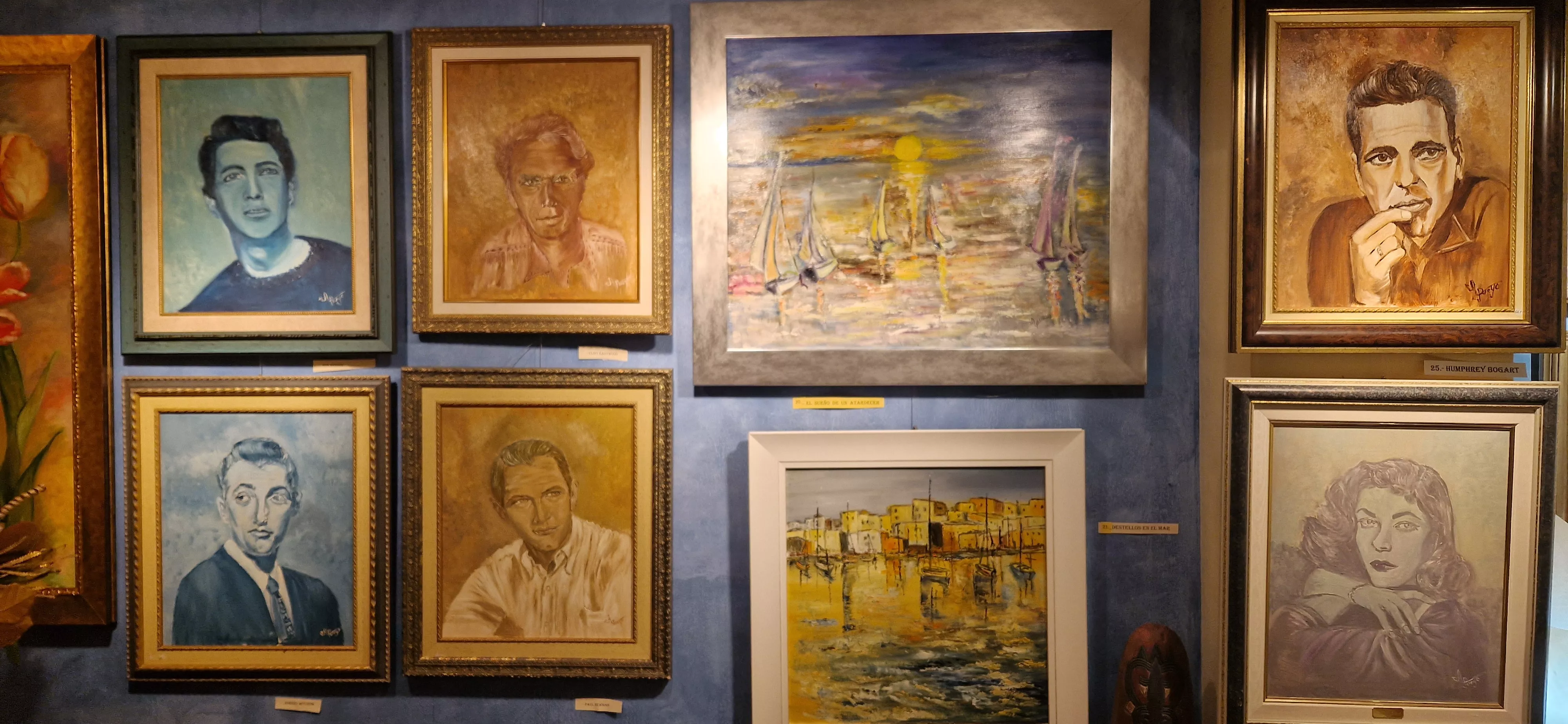 Obras de Ana María Pueyo en la galería Iris, noviembre 2023. Foto Myriam Martínez