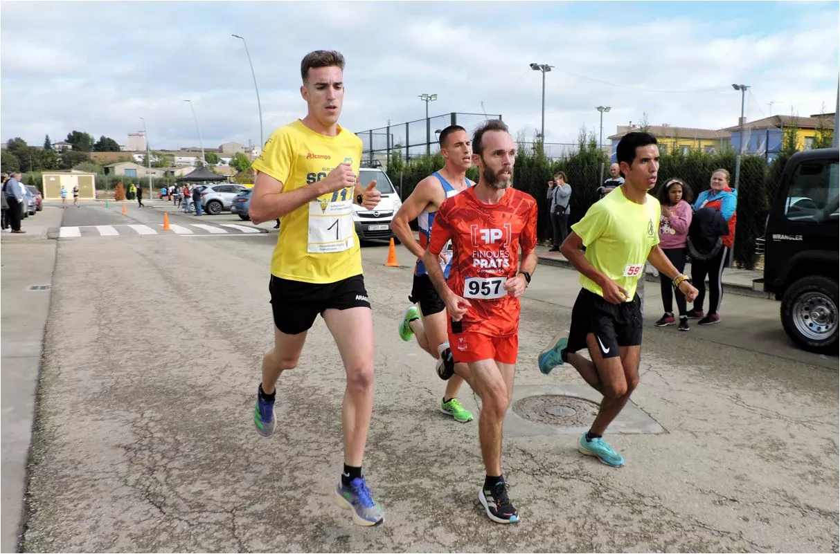 Miguel, Javier Cristian y detrás Pablo Reina