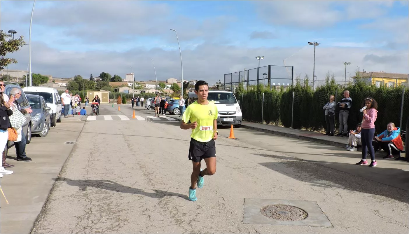 Cristian entrando en meta