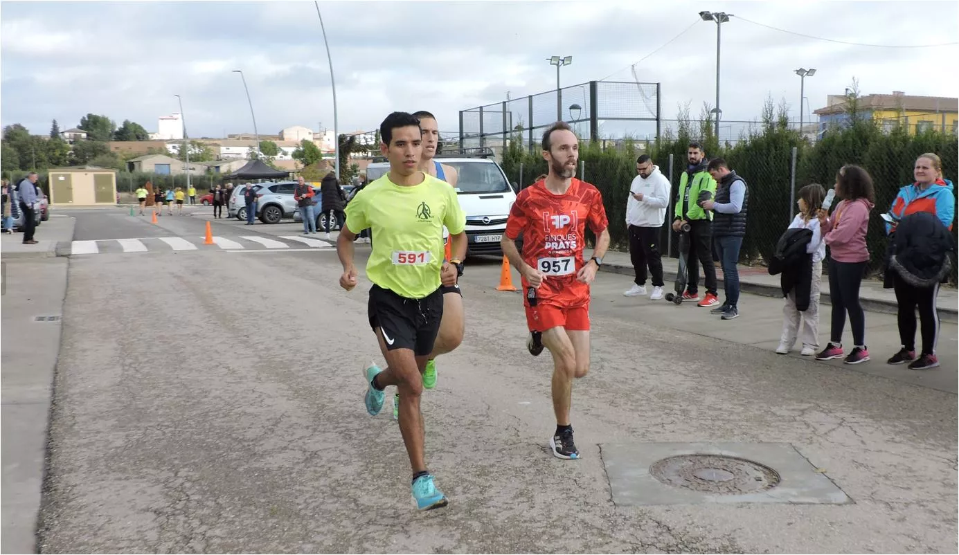 Trio de cabeza. Cristian González, Javier Castells y Pablo Reina