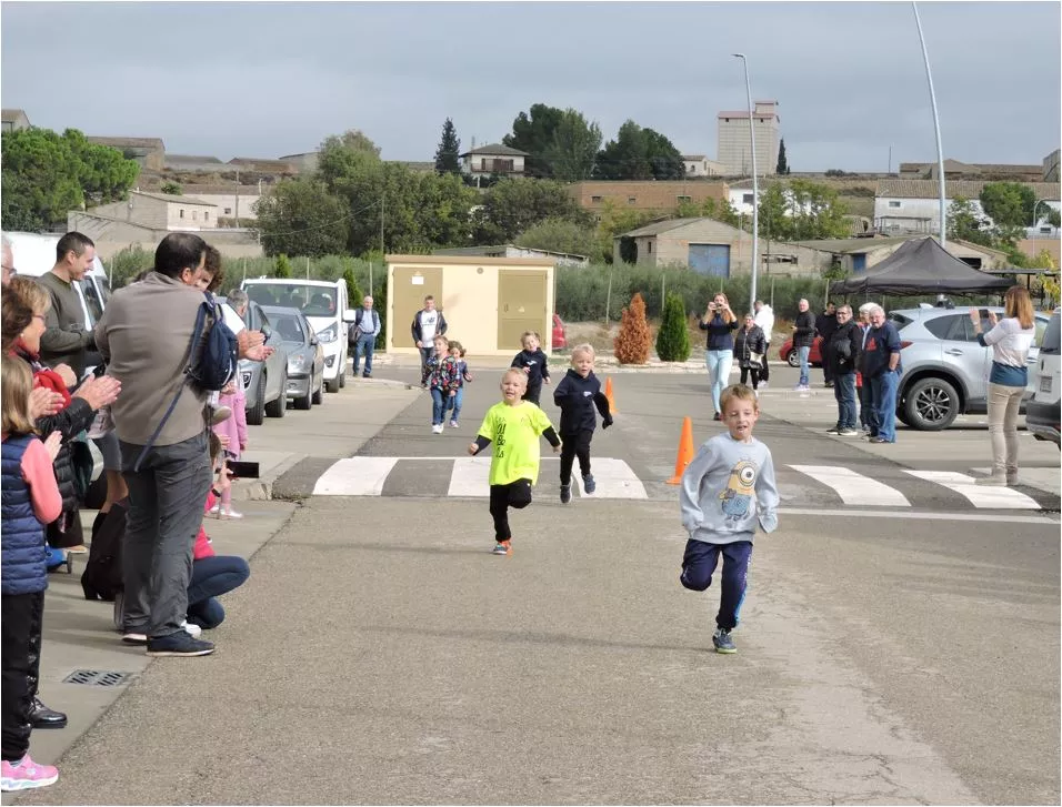 Carrera de 4 a 7 años. Llegando a meta