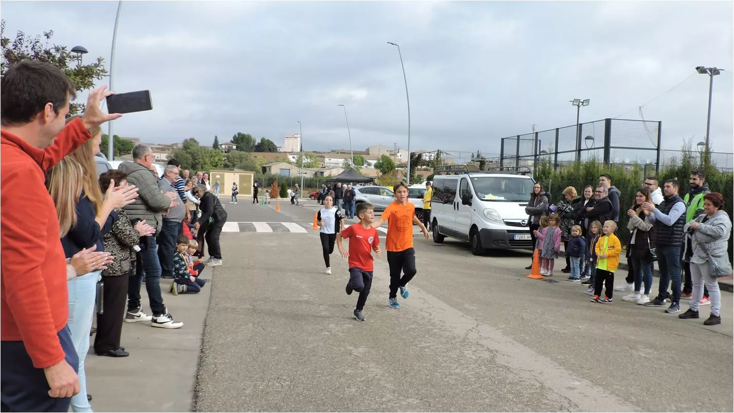 Hugo, David y Elia llegando a meta
