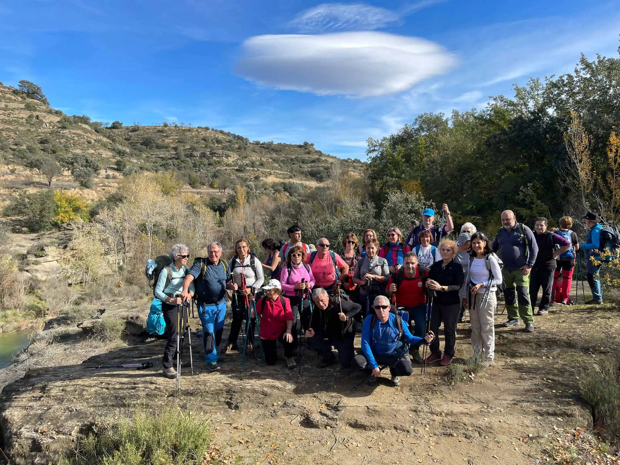 El grupo de Rutas por la provincia de Peña Guara.