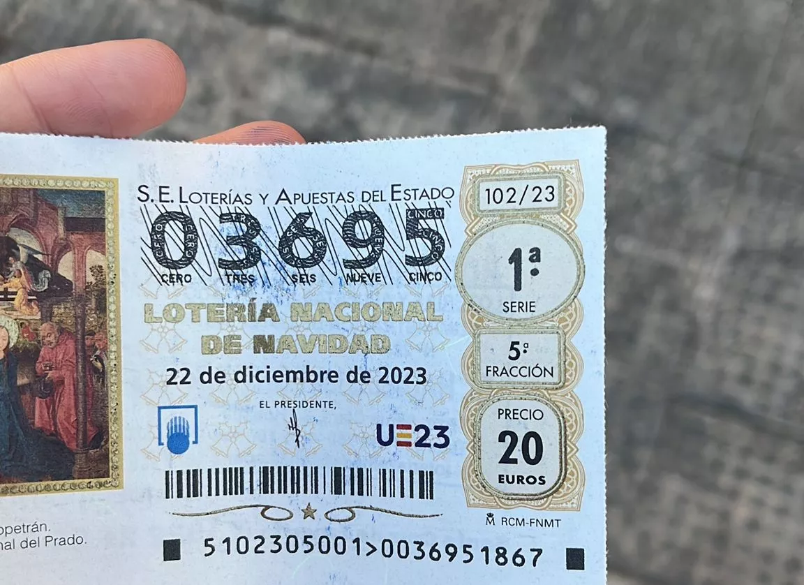 El número señalado por ChatGPT como el Gordo de Navidad 2023.