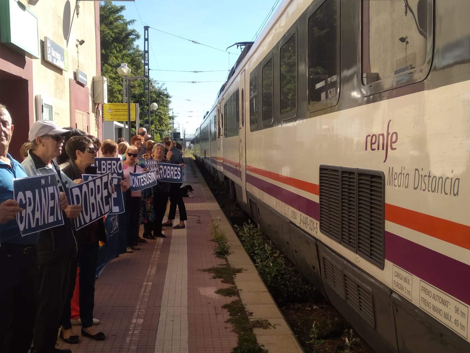Reivindicación de Monegros no pierdas tu tren