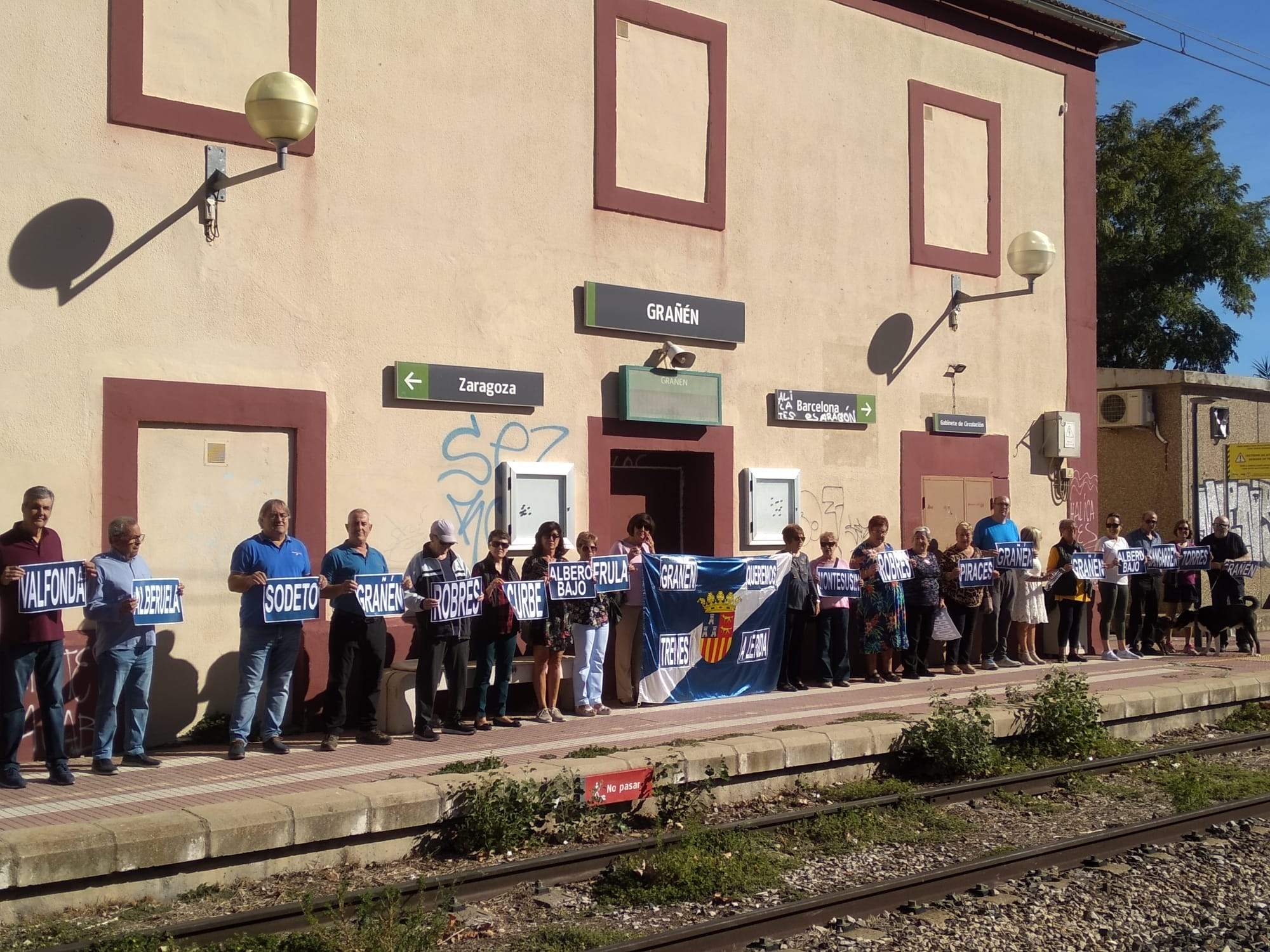 Reivindicación de Monegros no pierdas tu tren