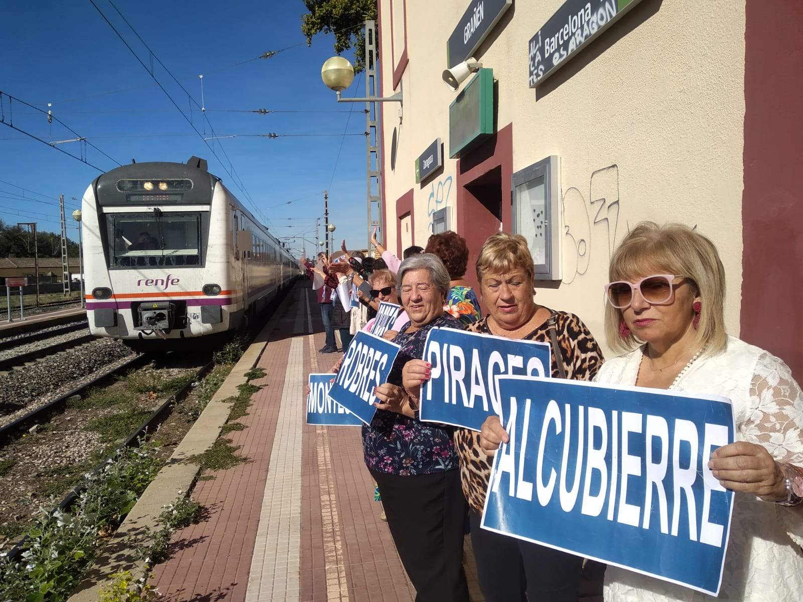 Reivindicación de Monegros no pierdas tu tren