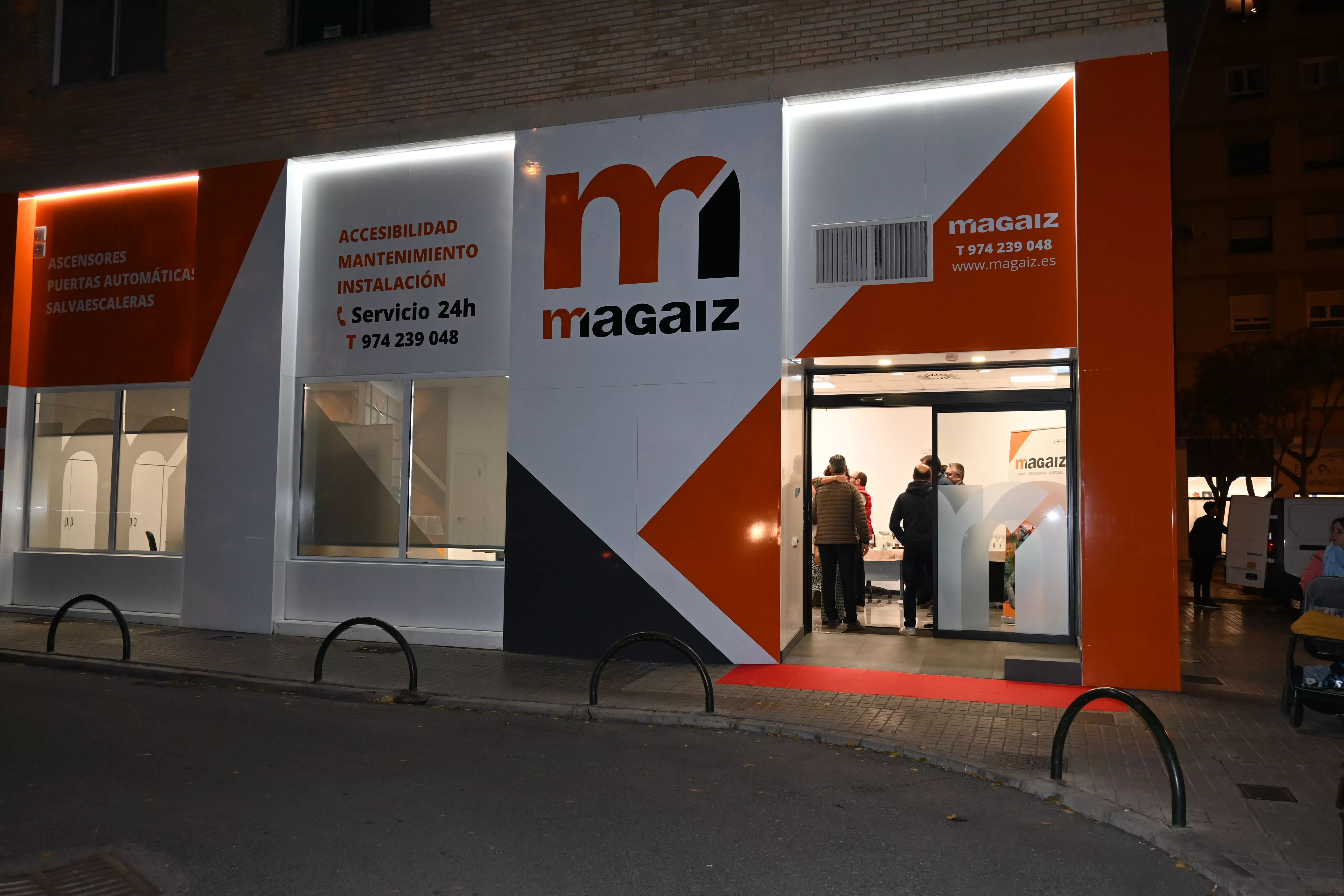 Oficinas de Magaiz en Huesca. Foto Carlos Jalle