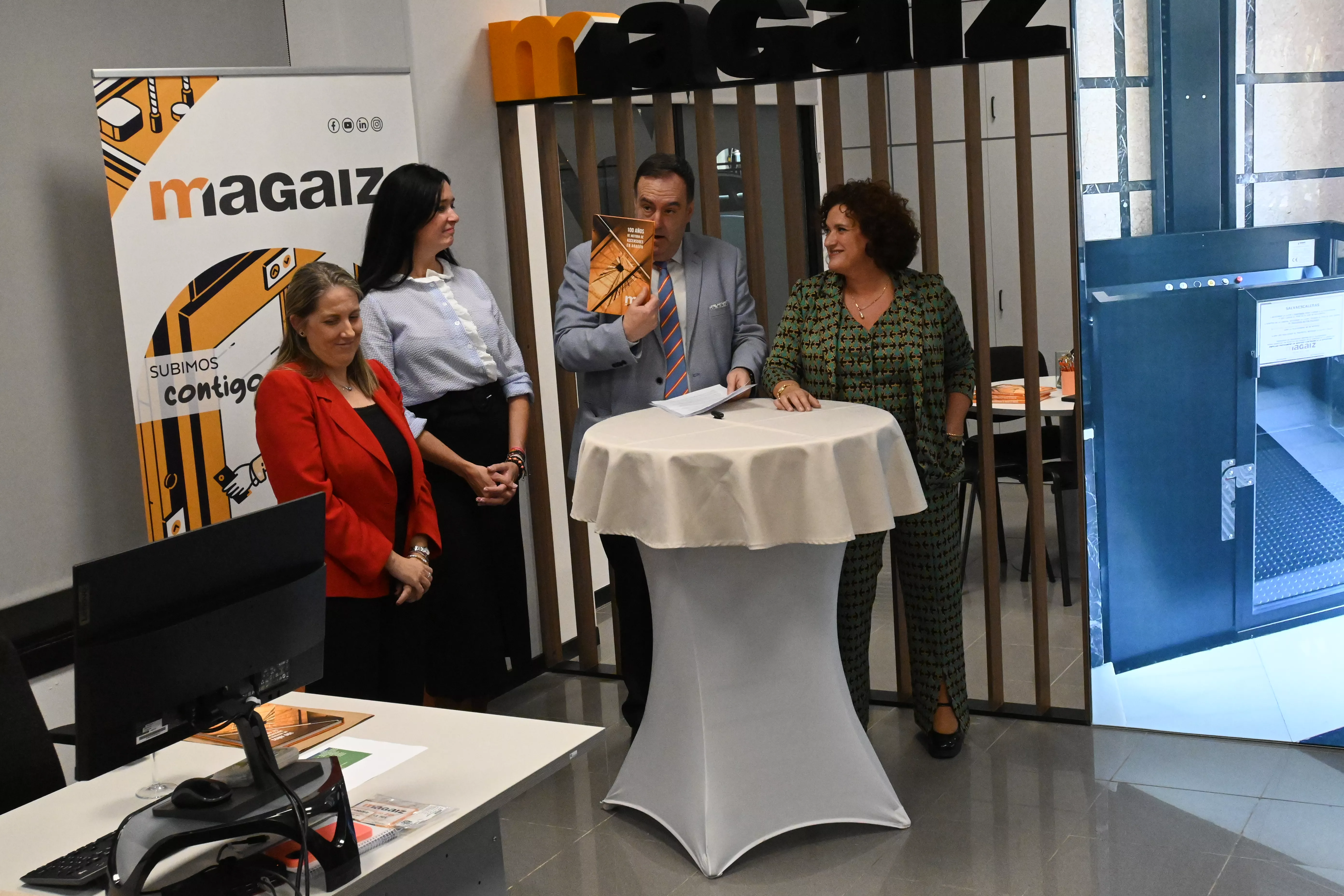 Inauguración de Magaiz en Huesca. Foto Carlos Jalle