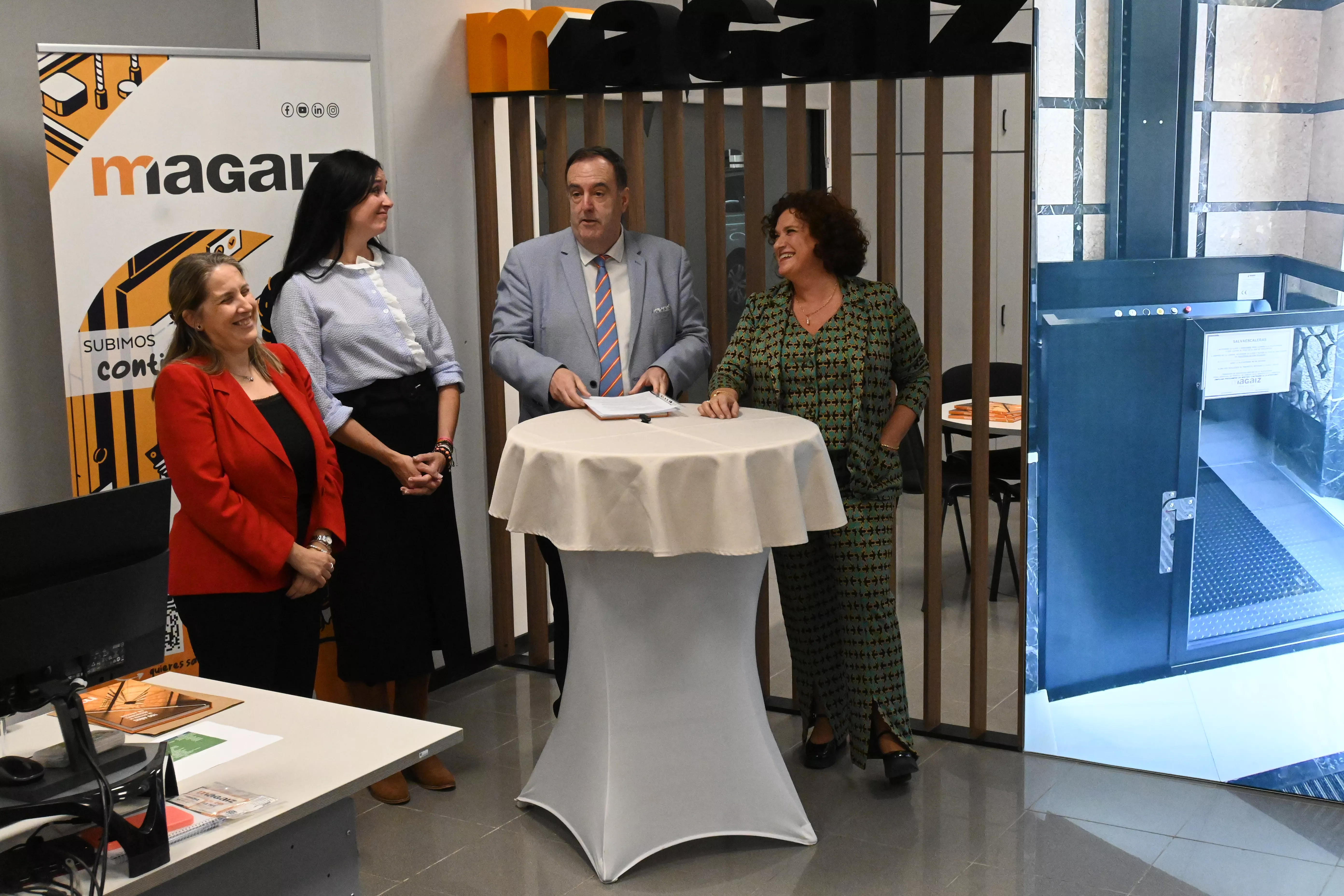 Inauguración de Magaiz en Huesca. Foto Carlos Jalle