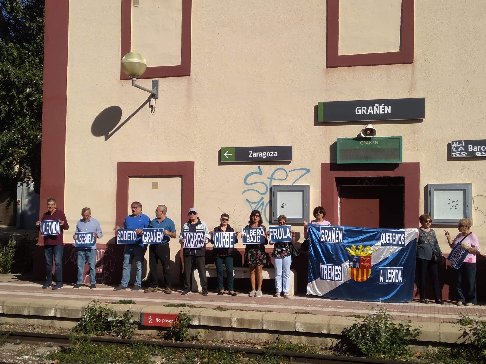 Reivindicación de Monegros no pierdas tu tren