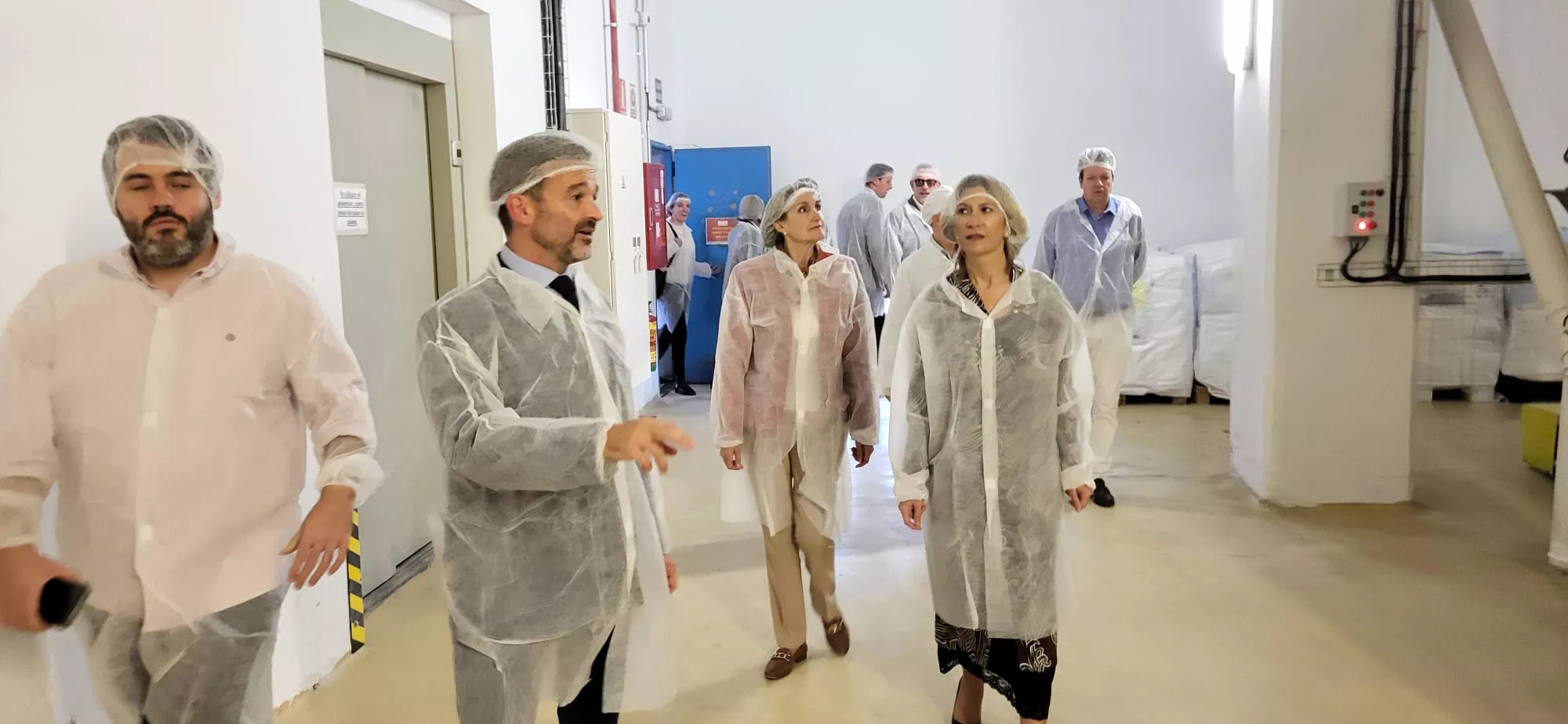 Reunión de Mar Vaquero en Harineras Villamayor con el Foro Huesca Empresarial