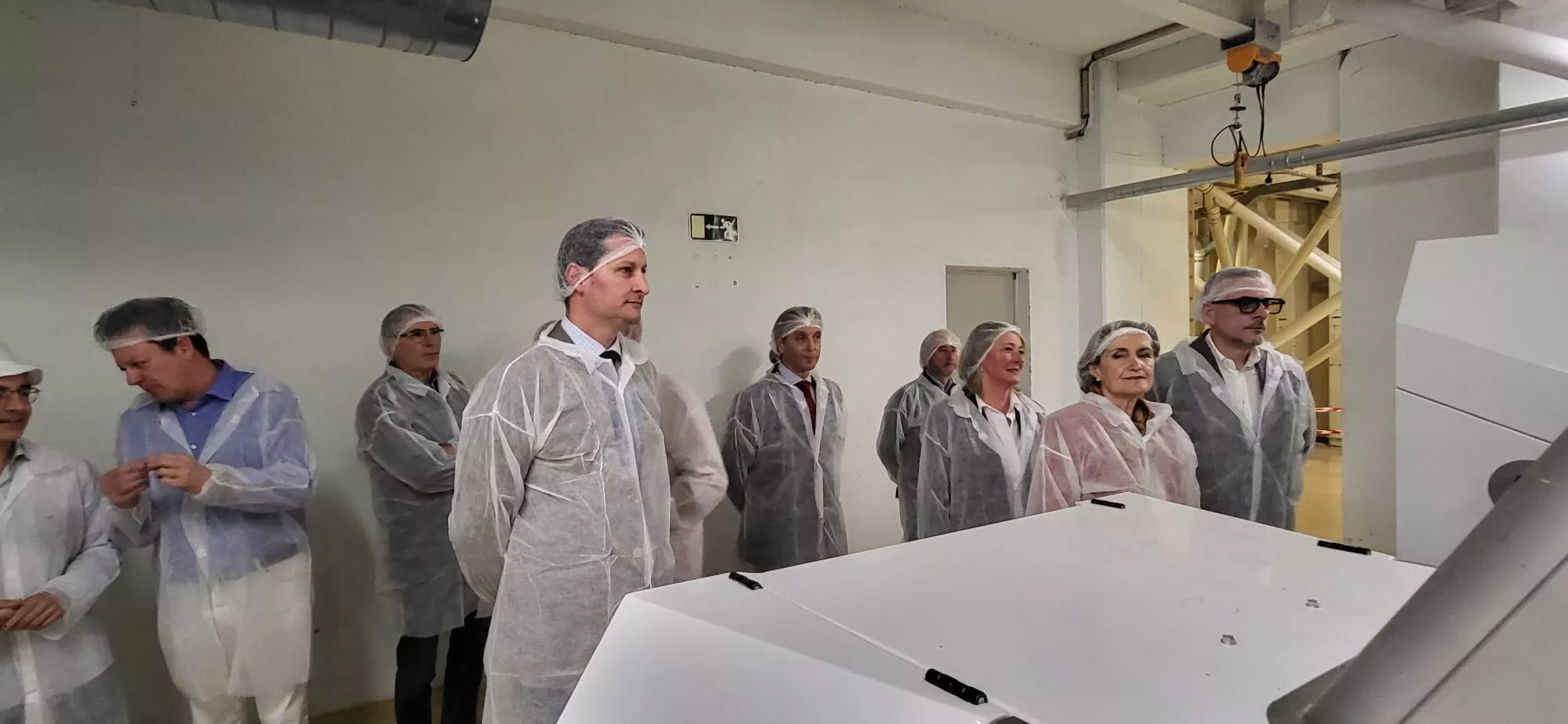 Reunión de Mar Vaquero en Harineras Villamayor con el Foro Huesca Empresarial