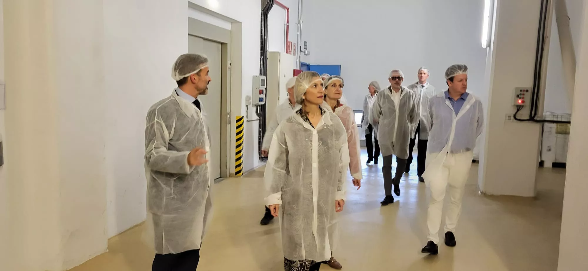 Reunión de Mar Vaquero en Harineras Villamayor con el Foro Huesca Empresarial