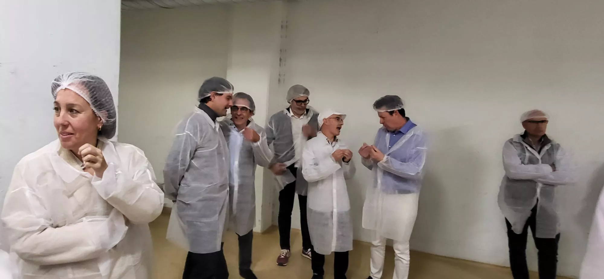 Reunión de Mar Vaquero en Harineras Villamayor con el Foro Huesca Empresarial