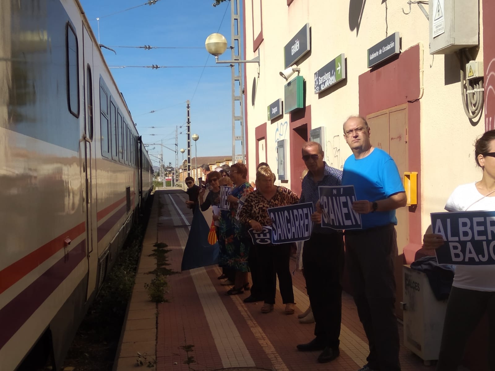 Reivindicación de Monegros no pierdas tu tren