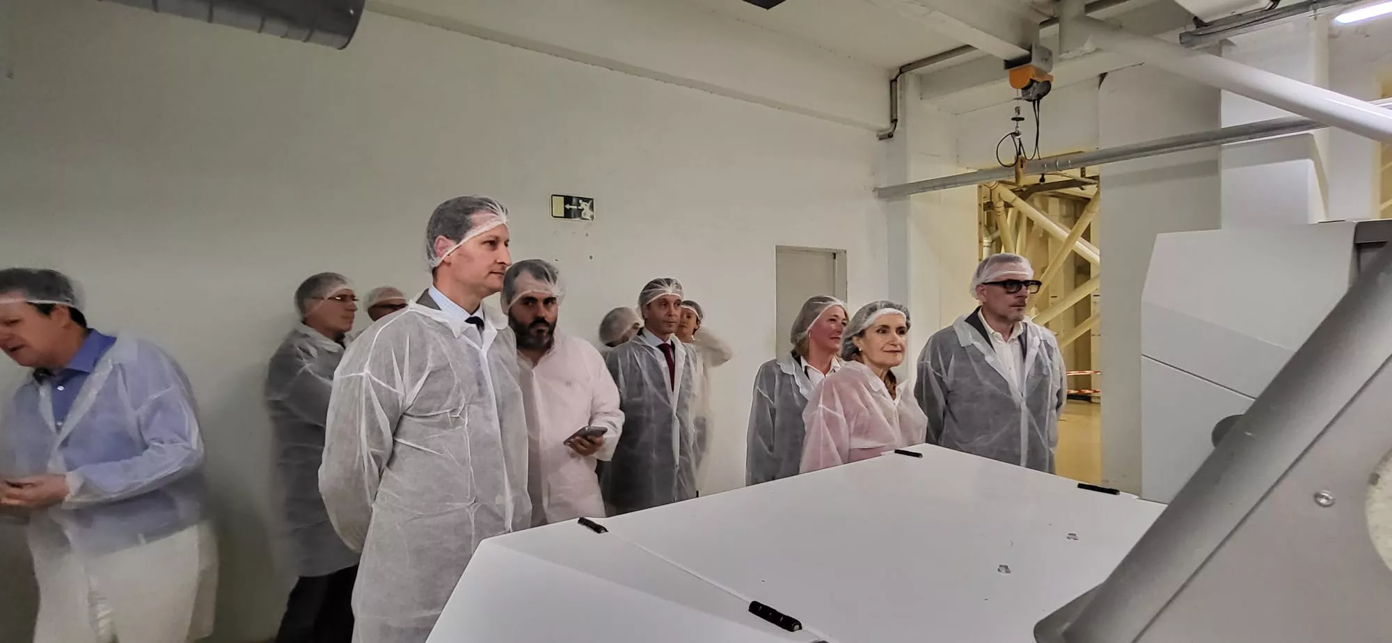 Reunión de Mar Vaquero en Harineras Villamayor con el Foro Huesca Empresarial