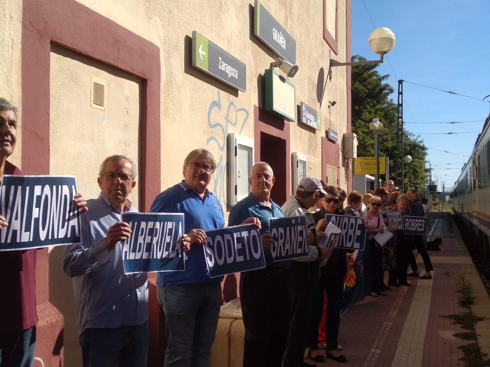 Reivindicación de Monegros no pierdas tu tren